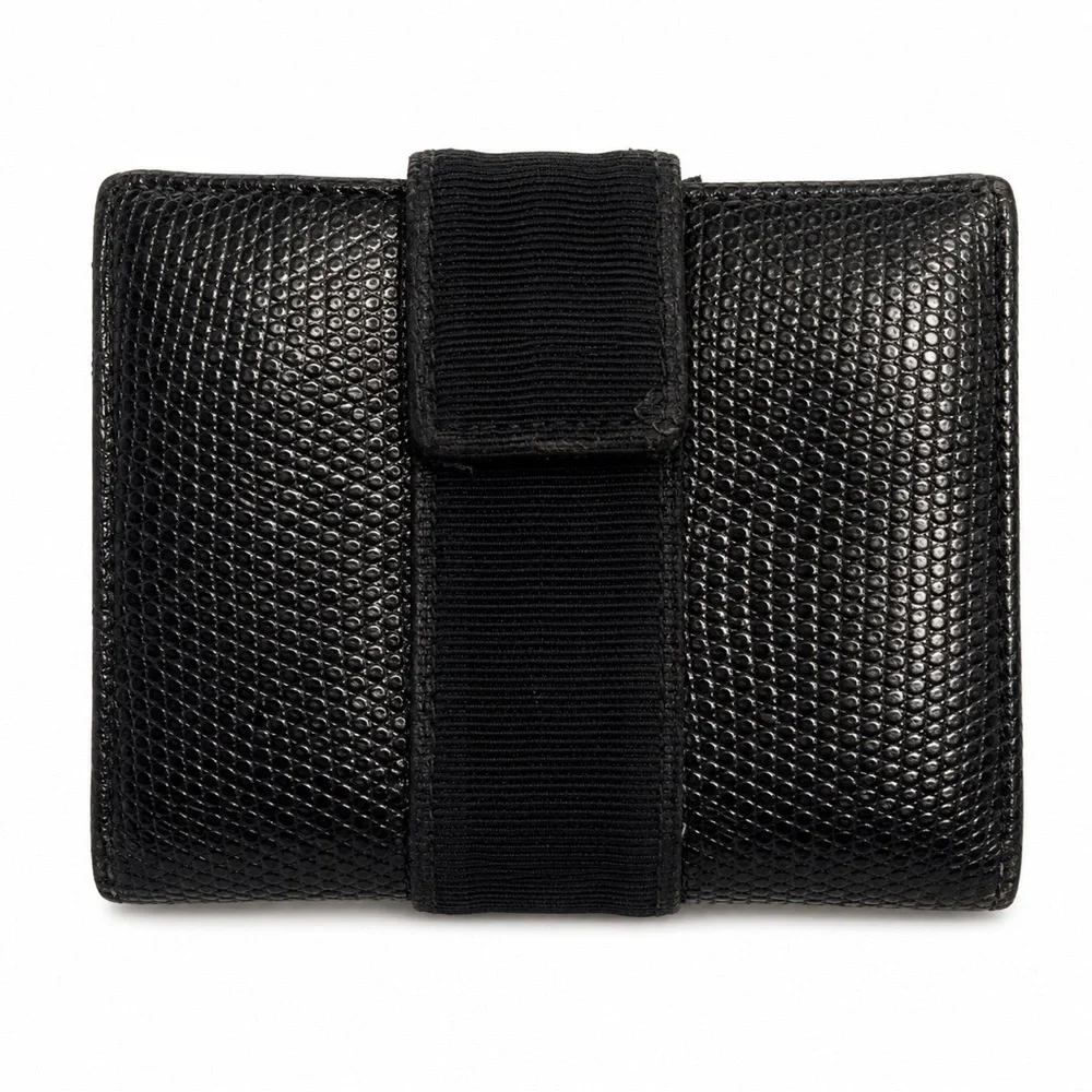 Salvatore Ferragamo Black Vara Bow Leather Wallet